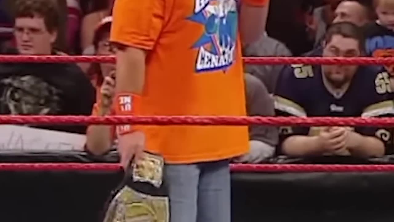 John cena refused to lose his title to this Wrestler