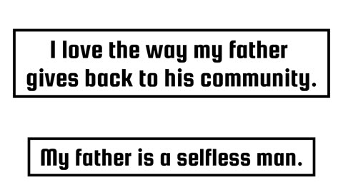 100 Sentences (Father 10)