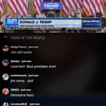 November 15, 2022 Trump Announcement 2024