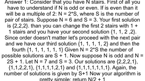 Count ways to n39th stairorder does not matter