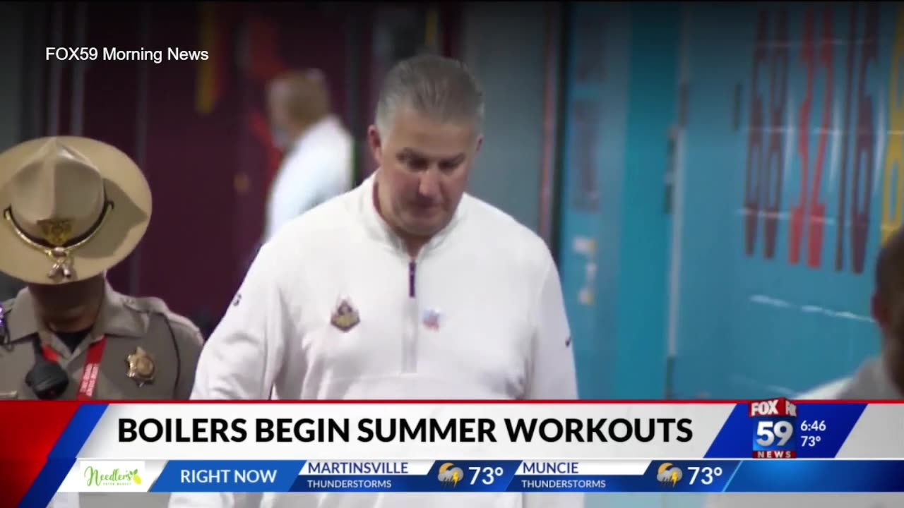 June 23, 2024 - Matt Pointer's Purdue Boilermakers in Summer Workouts