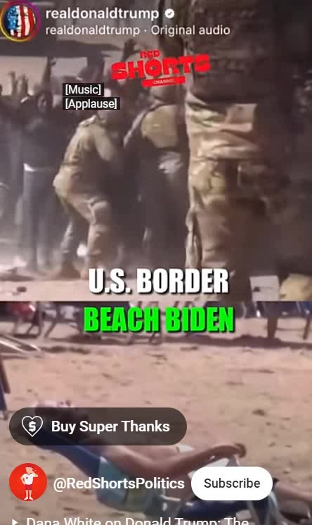 Trump posts Beach Biden on Instagram