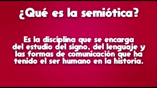 La Semiótica