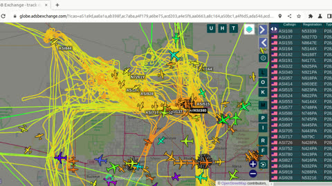 More Asshole Pac Aviation China over Morristown - N332PA Bird NaziPac Transpac