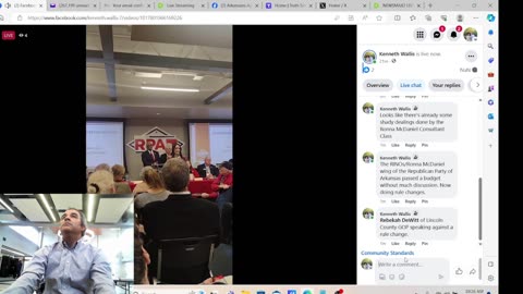 Arkansas Republican Party 2023 Winter Committee Meeting Rebekah Dewitt speaks for freedom