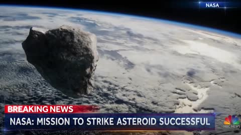 NASA: MISSION TO STRIKE ASTEROID SUCCESSFUL