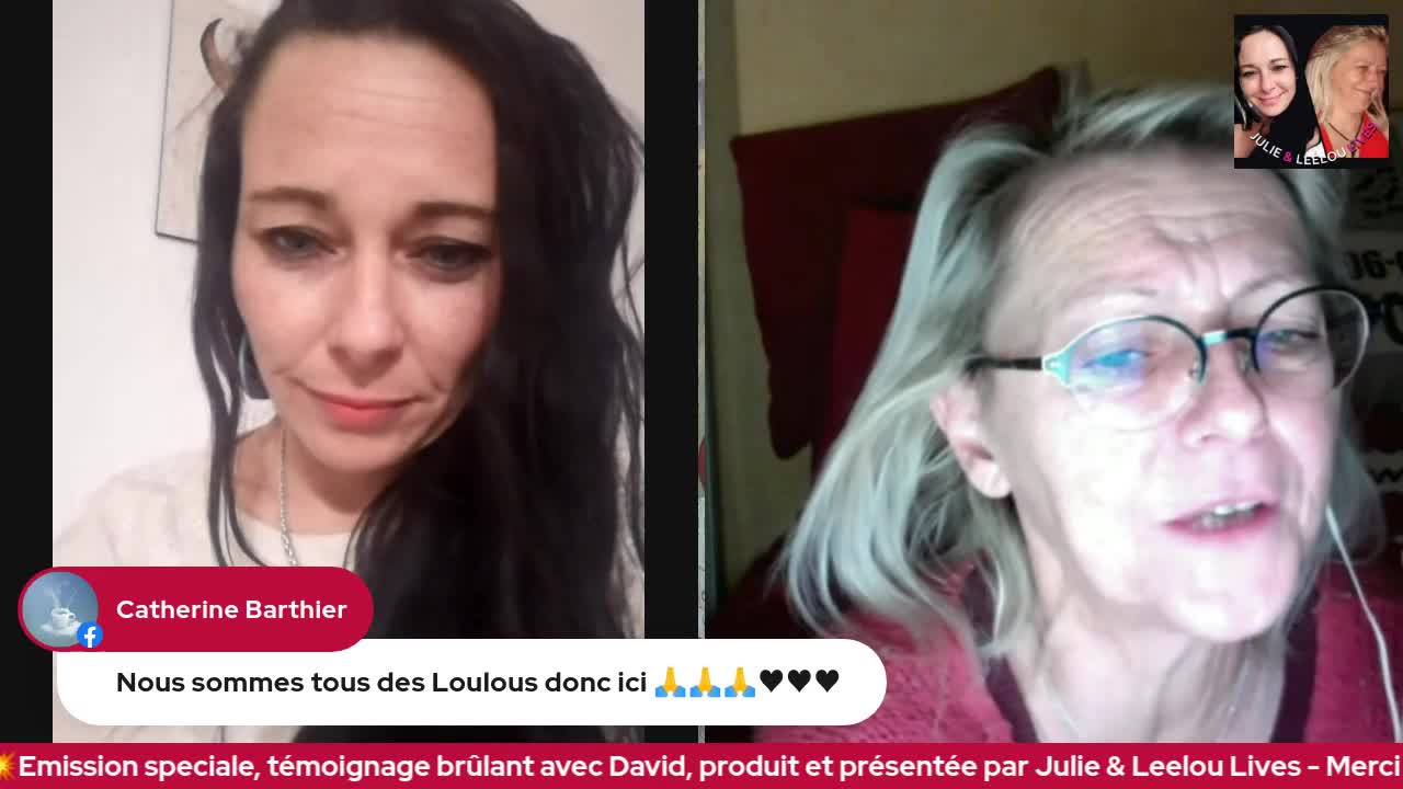 Témoignage brûlant avec David, Julie & Leelou 12/04