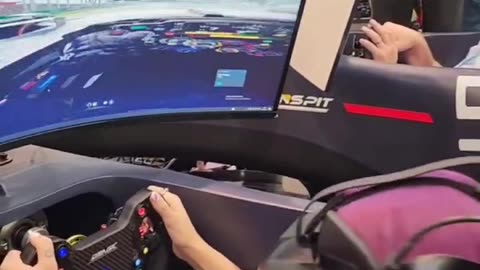 F1 simulator @conspit_official @ces @cta #ces #lasvegas