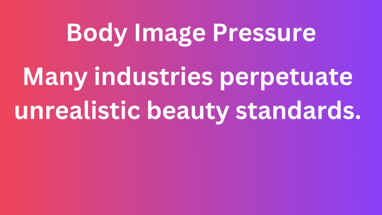 Body Image Pressure