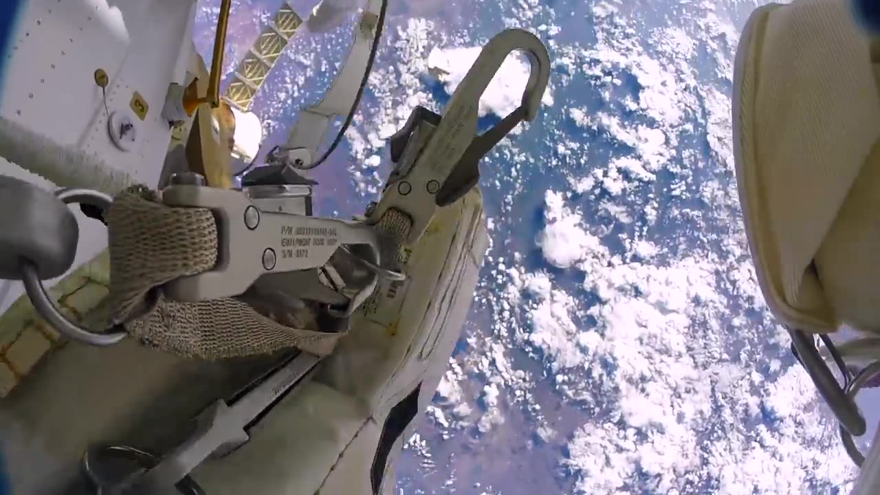 Astronauts lose a shield in space by accident