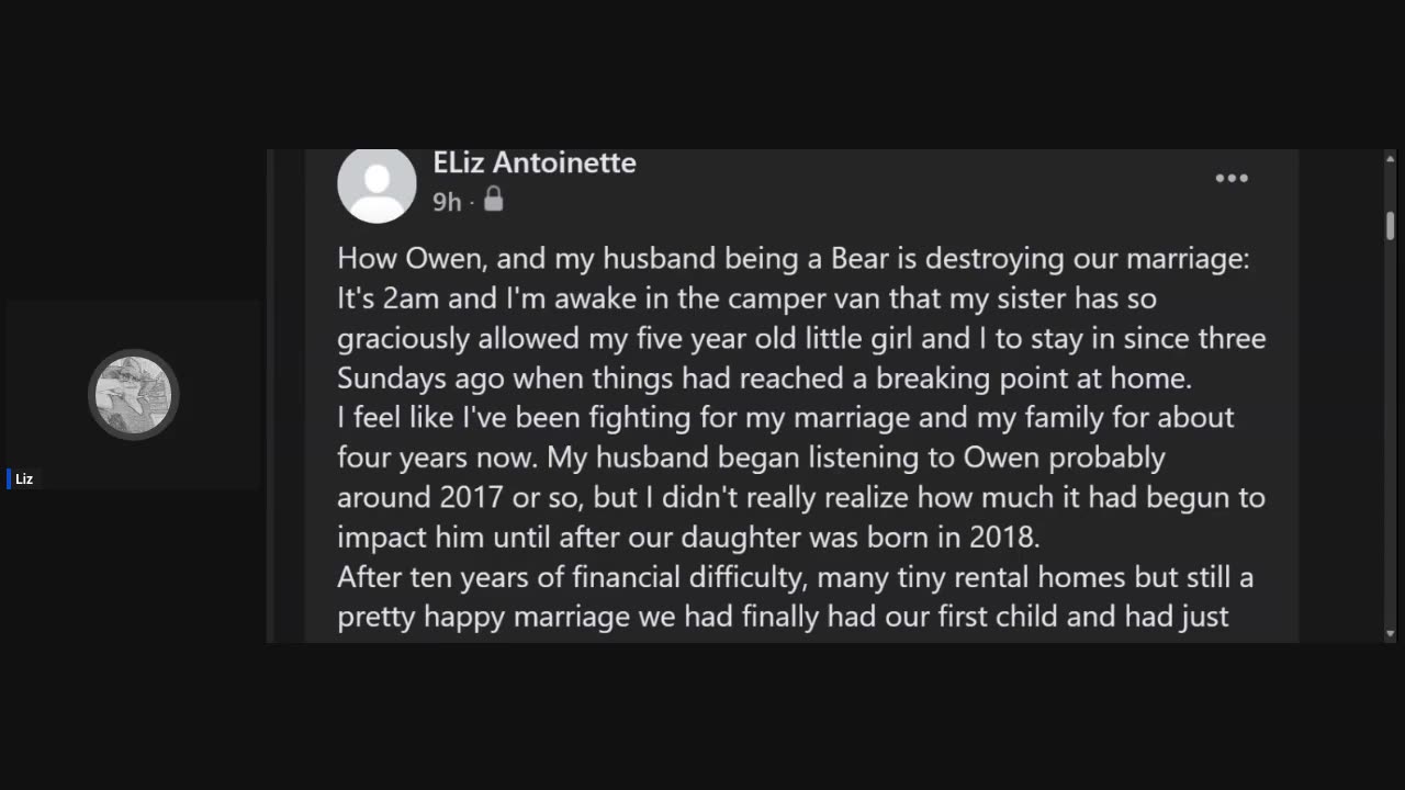 "How Owen, and my husband being A BEAR, is DESTROYING OUR MARRIAGE"