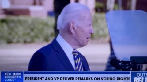 President Harris? - Biden delivers remarks on voting rights in GA