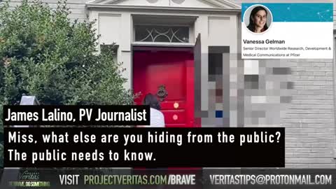 Pfizer Senior Director Vanessa Gelman Exposed and Runs Away