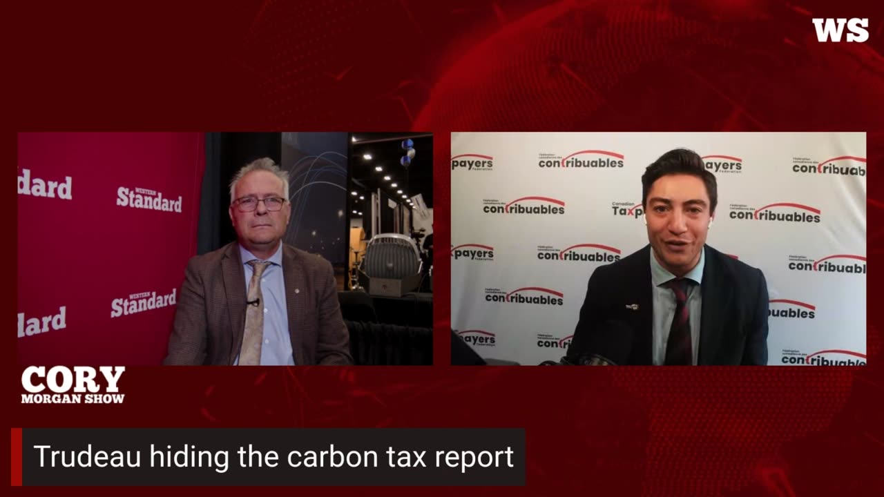 Trudeau hiding the carbon tax report.