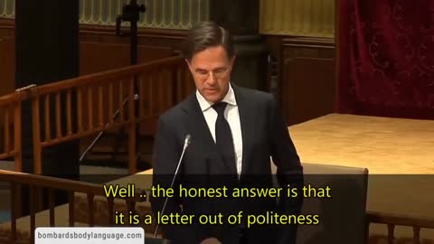 Body Language Dutch MP Gideon van Meijeren confronts PM Rutte on ‘The Great Reset’