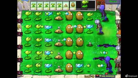 Playing Plants VS Zombies