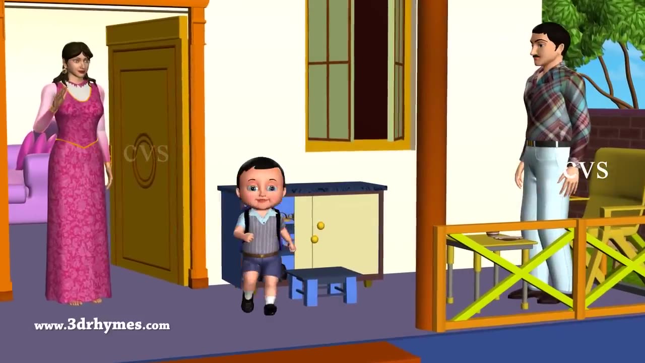 Johny Johny Yes Papa Nursery Rhyme | Part 3 - 3D Animation Rhymes & Songs for Children