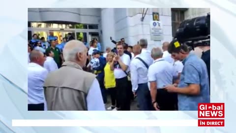 Protest la C.N.A. anti cenzură și amenzi abuzive pt. postul TV (Global News România; 21.09.2023)1