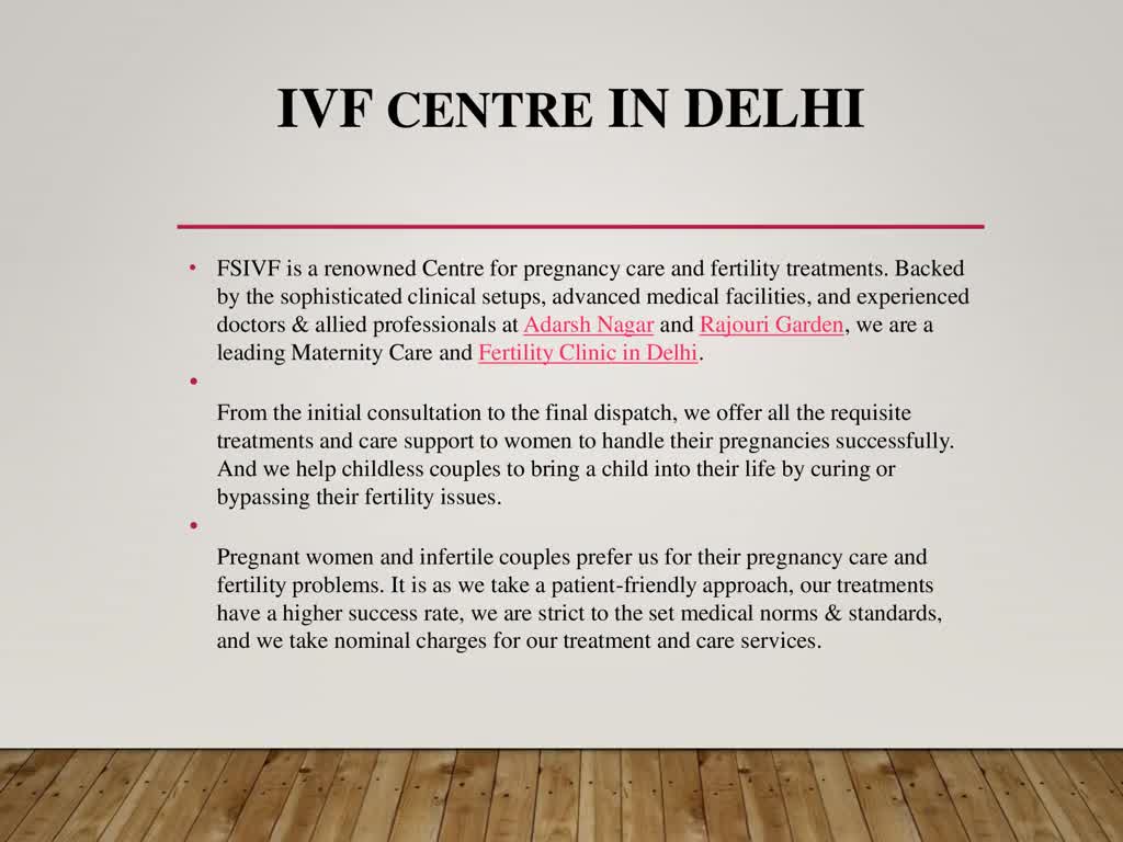 Why FSIVF - Best IVF Centre & Abortion Centre in Delhi