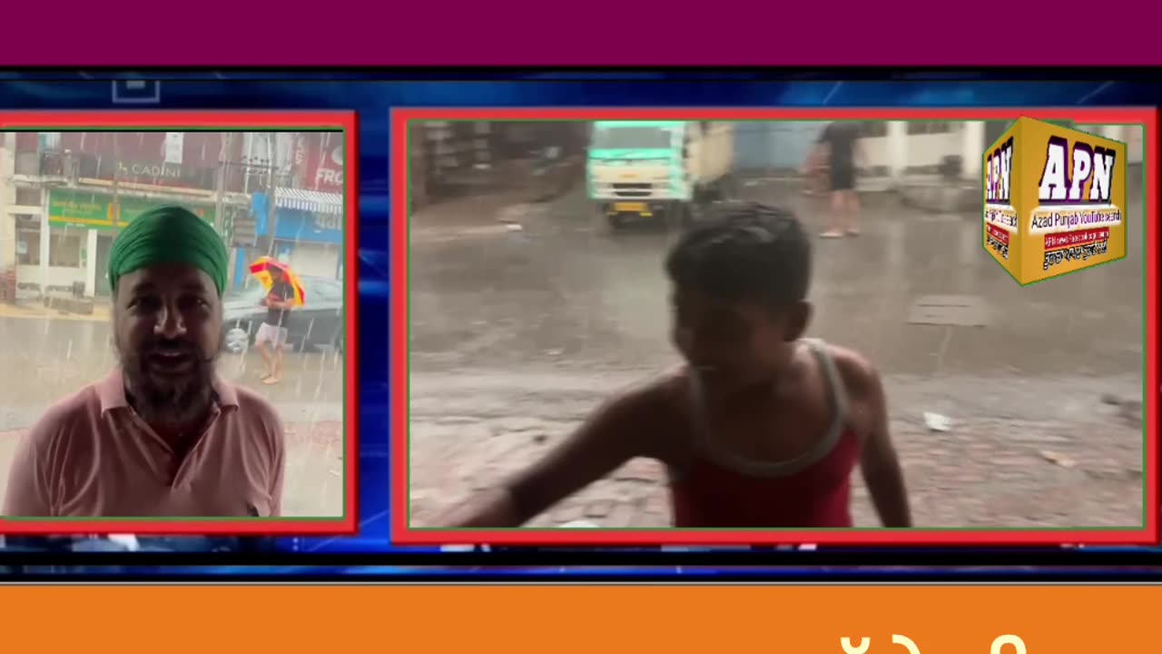 first monsoon rains in the border constituency of Khemkaran gave relief from the heat to the people
