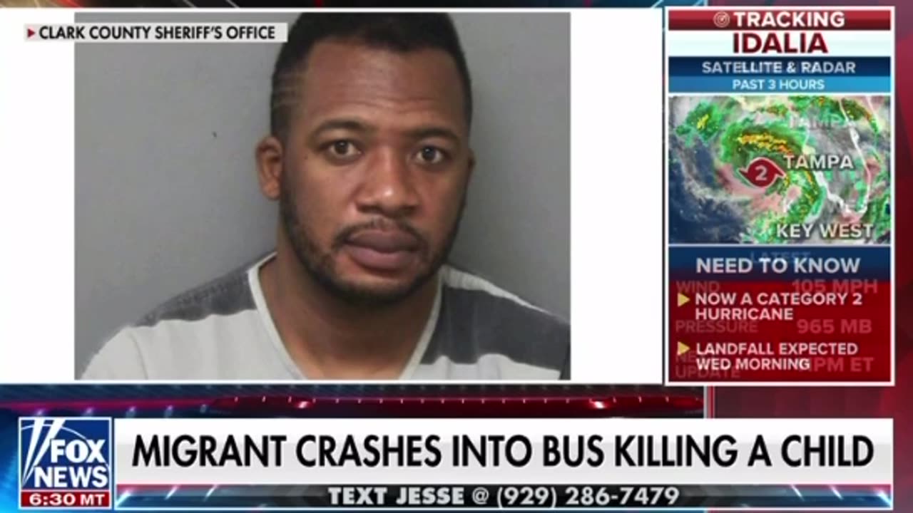 Illegal Haitian, no DL, crashes into school bus, kills one, one critical.