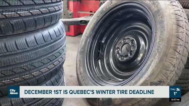 Quebecers, do you have your winter tires on