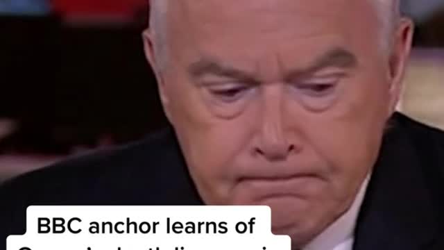 BBC anchor learns ofQueen's death live on-air
