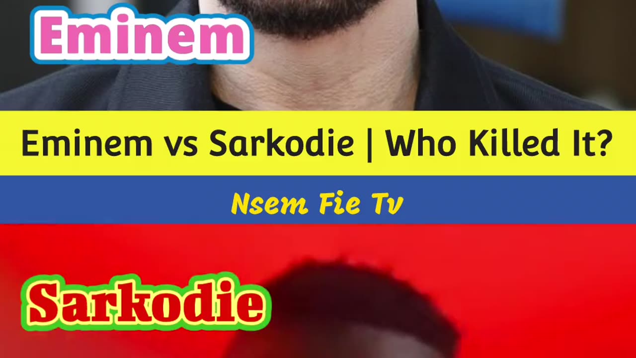 Who is the most fastest rapper in the world: Sarkodie vs Eminem who killed it? #nsemfietv