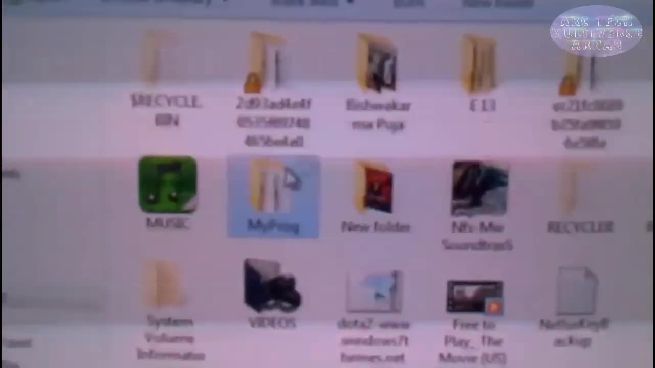 The issue shown on this video is some desktop app icons converted into wo... | restore desktop icons