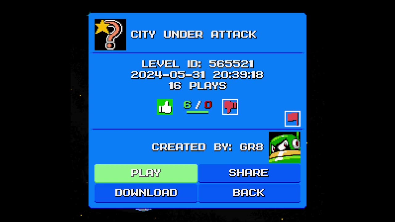 Mega Man Maker Level Highlight: "City Under Attack" by GR8