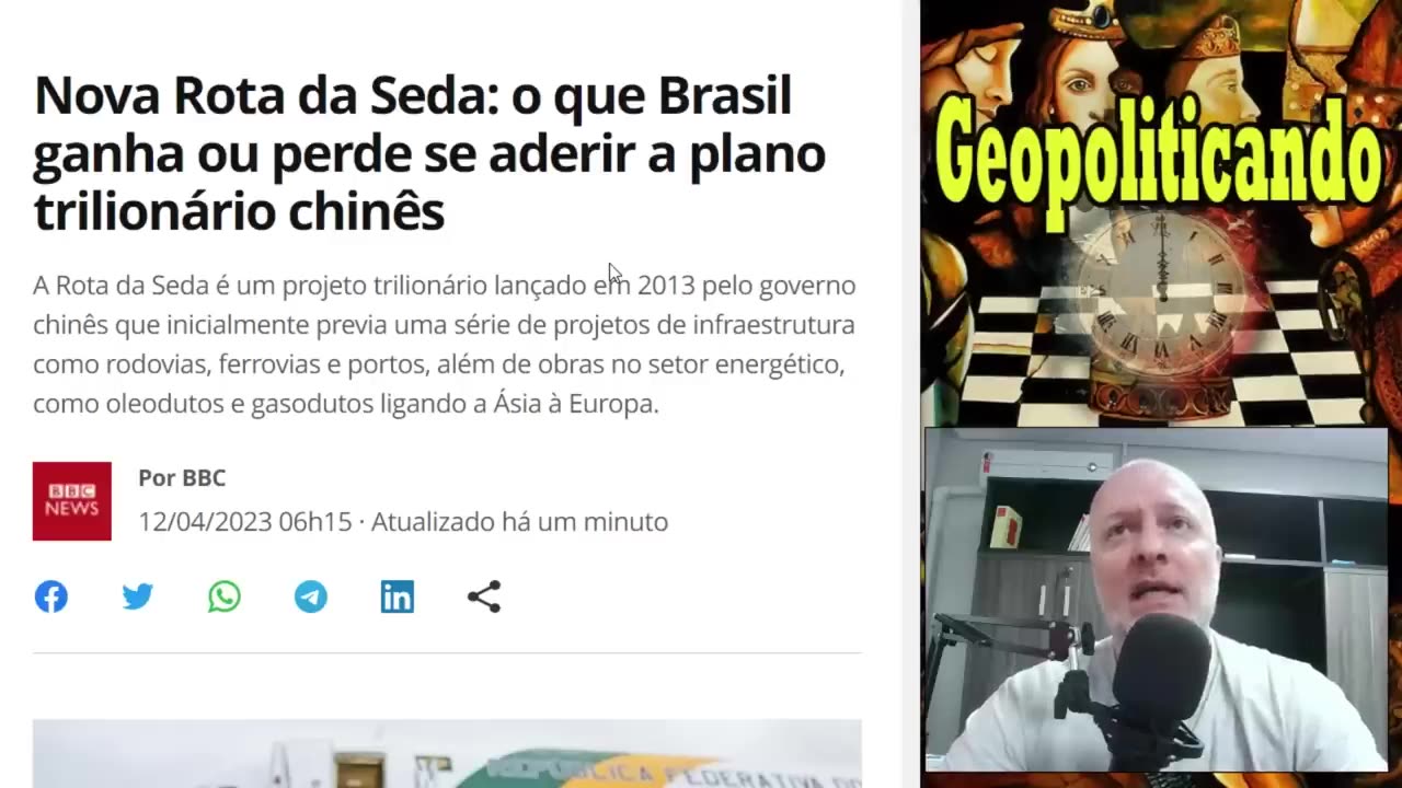 BRASIL VAI À CHINA ADERIR AO SEU PROJETO MUNDIAL? By Jayson Rosa - Geopolíticando