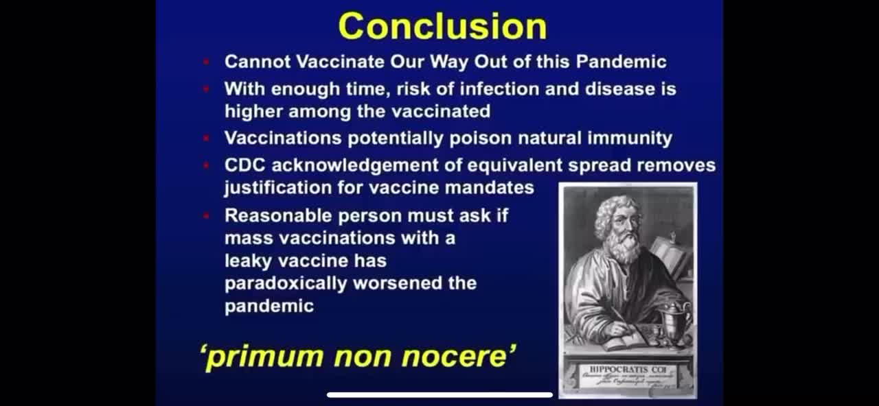 Vaccines made things worse medical studies reveal - mandates must end!!
