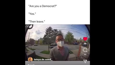 Democrat door knocking