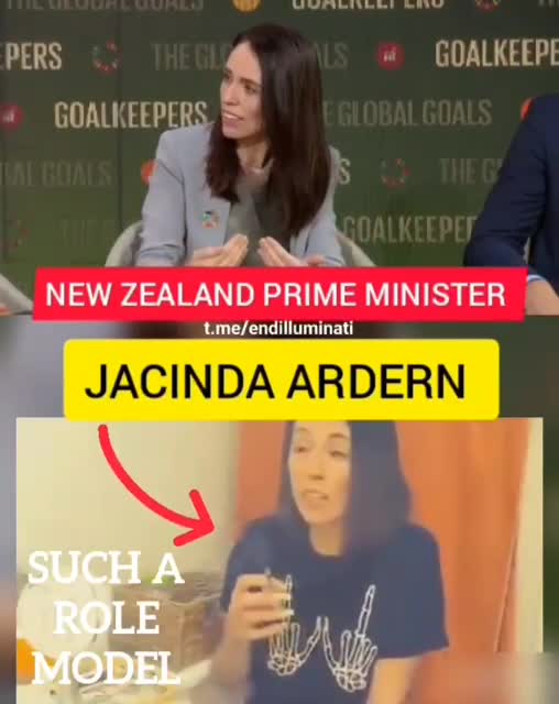 JACINDA ARDERN - The Crack Shemale Prime Minister from New Zealand