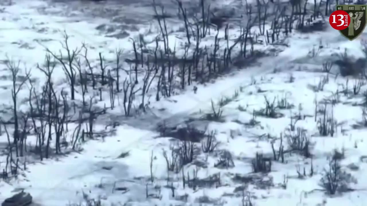 Next attack of Russians ended before it started - they tried to escape in snowy area