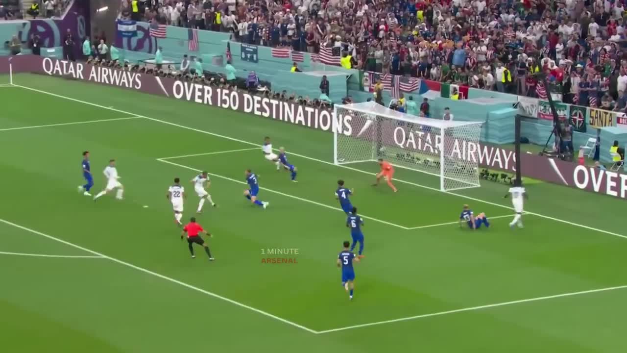 Matt Turner World Class Ball Distribution | England Vs USA
