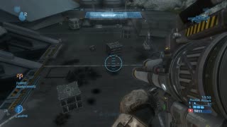 Halo Reach (MCC) Rocket Attack on Courtyard