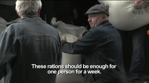 Ukraine after war. Humanitarian aid from Russia