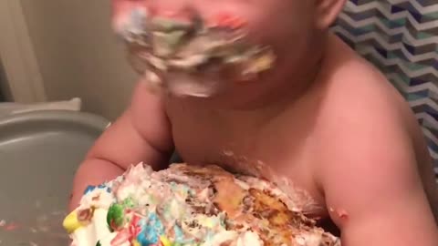 Baby cake funny style