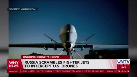 Russia scrambles fighter jets to intercept U.S. drones