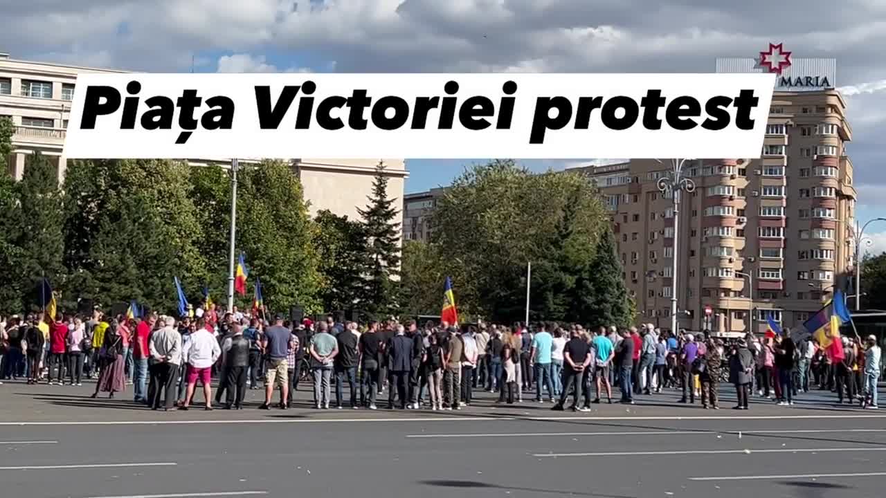 Protestul cetatenilor din Piata Victoriei in 2.10.2022; partea 2
