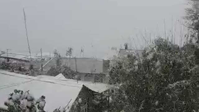 Darjeeling snowfall