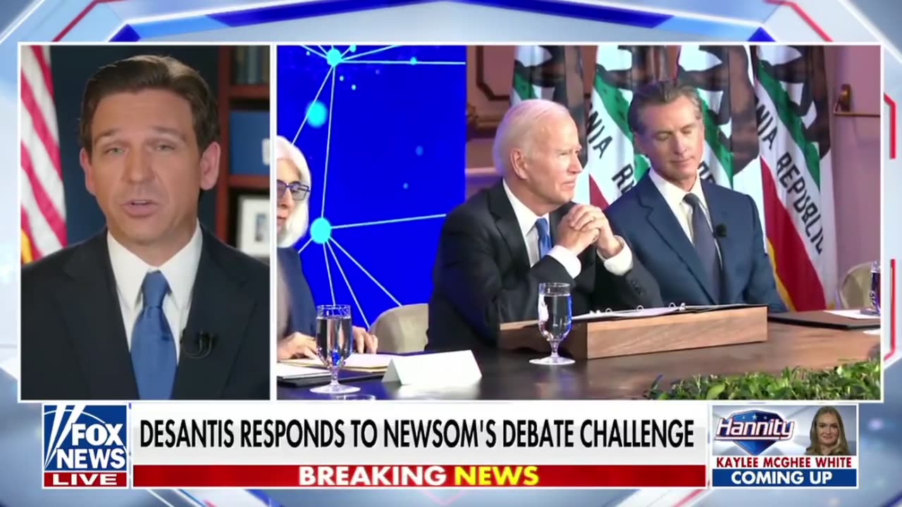 Gov. DeSantis agrees to debate Gavin Newsom