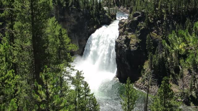 View of Upper Falls, Yellowstone National Park