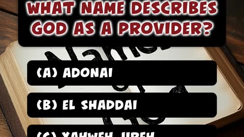 Faithful Facts - Names of God