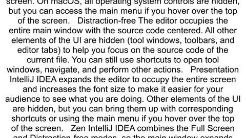 How I got IntelliJ IDEA code Center Aligned