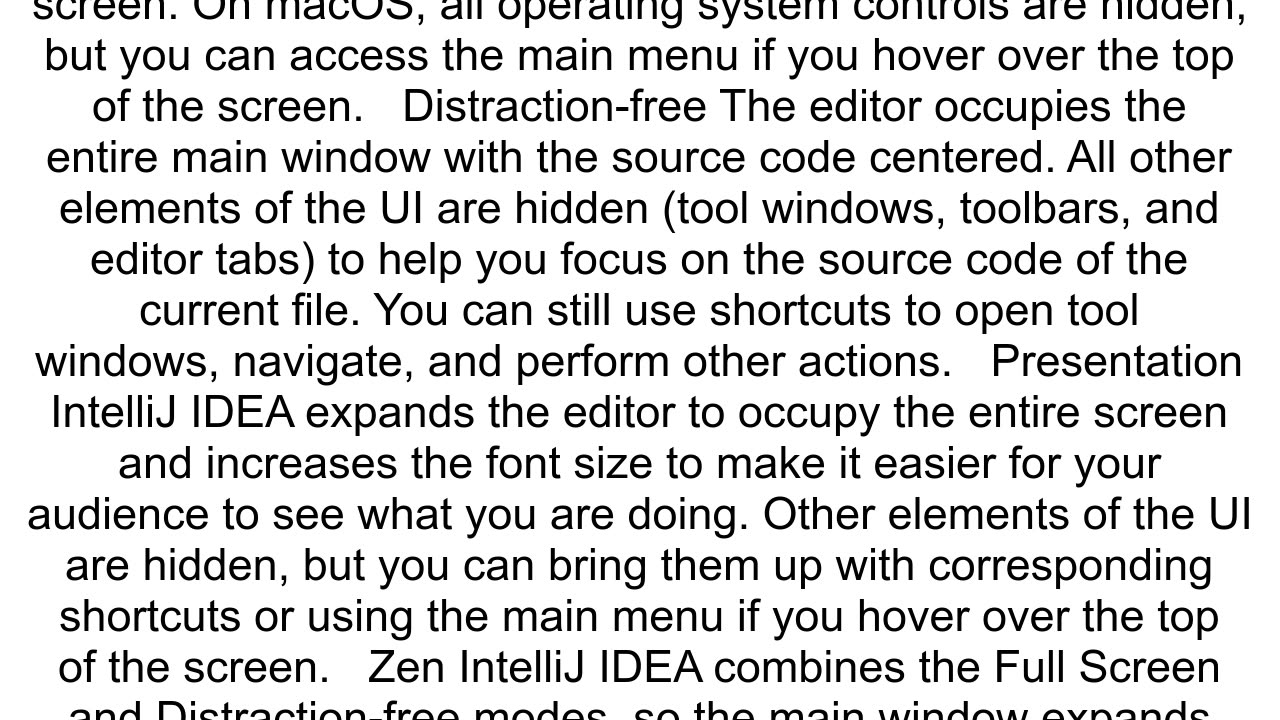 How I got IntelliJ IDEA code Center Aligned