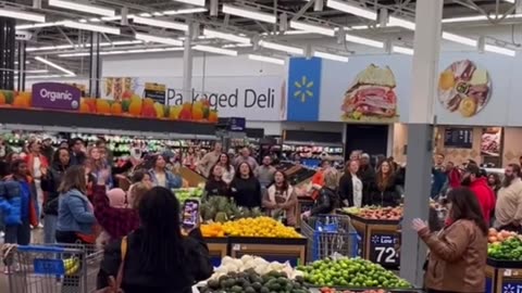 The Christmas Spirit Takes Over Local Walmart (VIDEO)