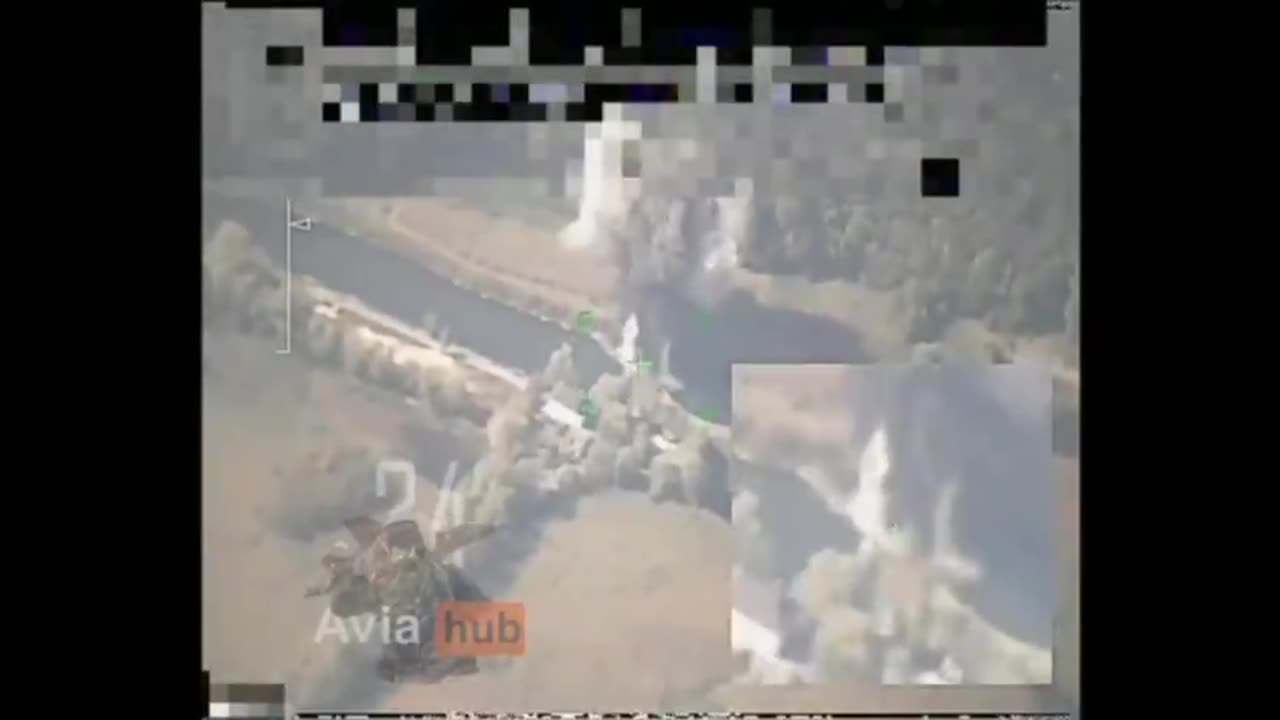 SU-34 DESTROYS BRIDGE WITH NEW KH-38ML AIR-TO-SURFACE MISSILE