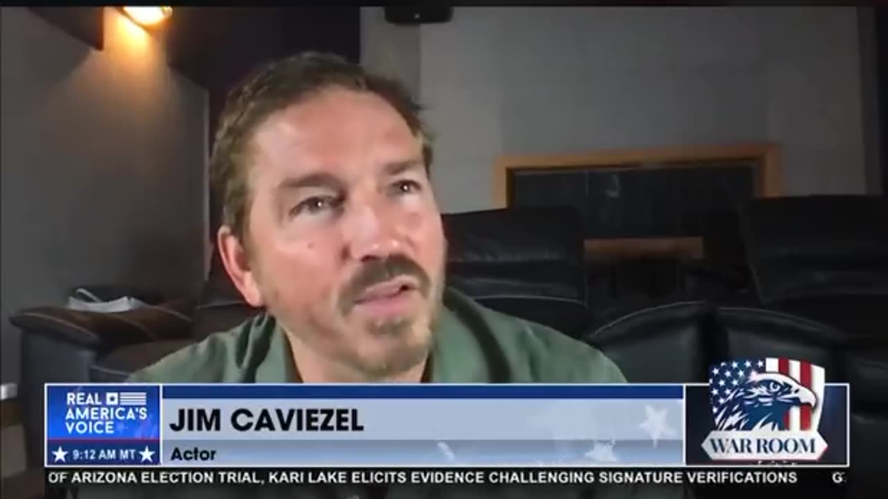 Actor Jim Cavasiel- There's a BIG STORM Coming